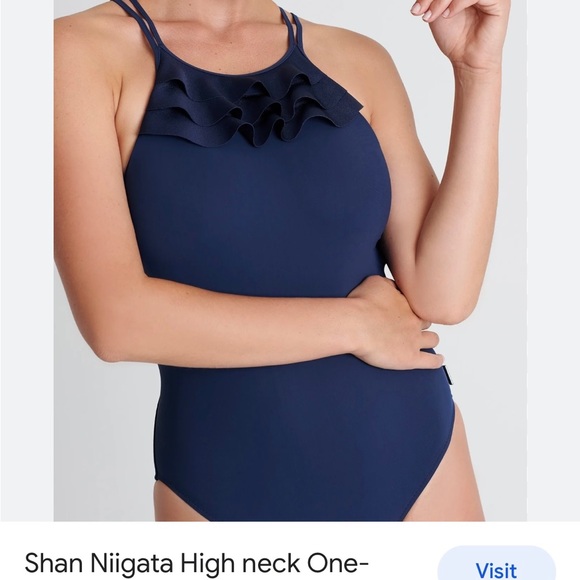 Shan Niigata High neck One-piece bathing suit - Picture 1 of 5